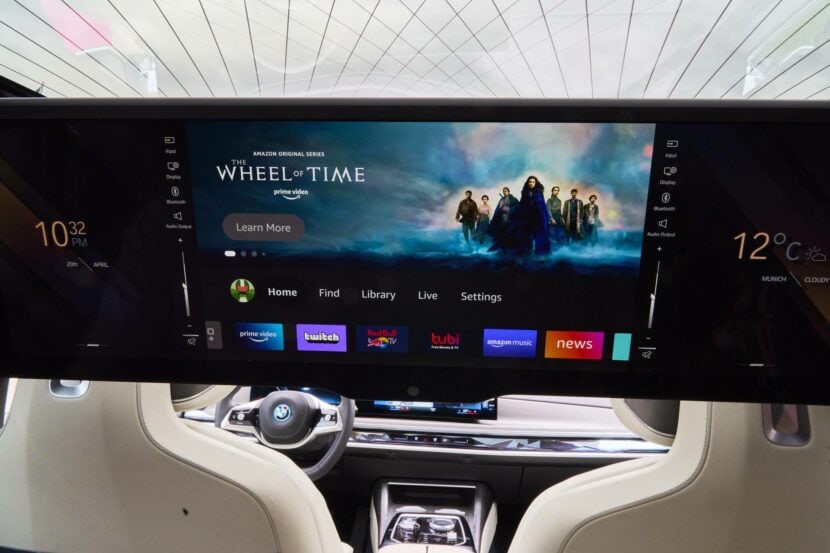 31.3-Inch Theatre Screen Inside BMW i7 Detailed In New Images