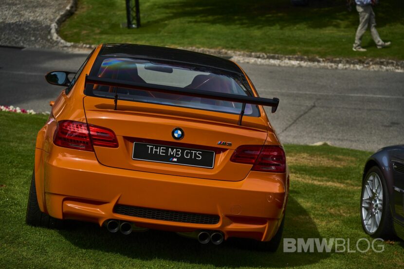 The rear-end of the E92 BMW M3 GTS