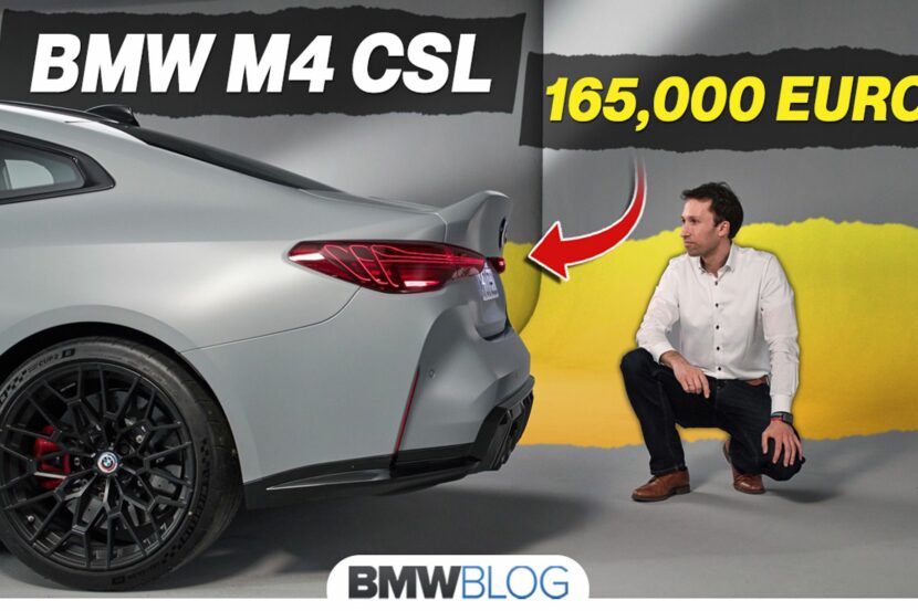 Walk around of the BMW M4 CSL – Video and Photos