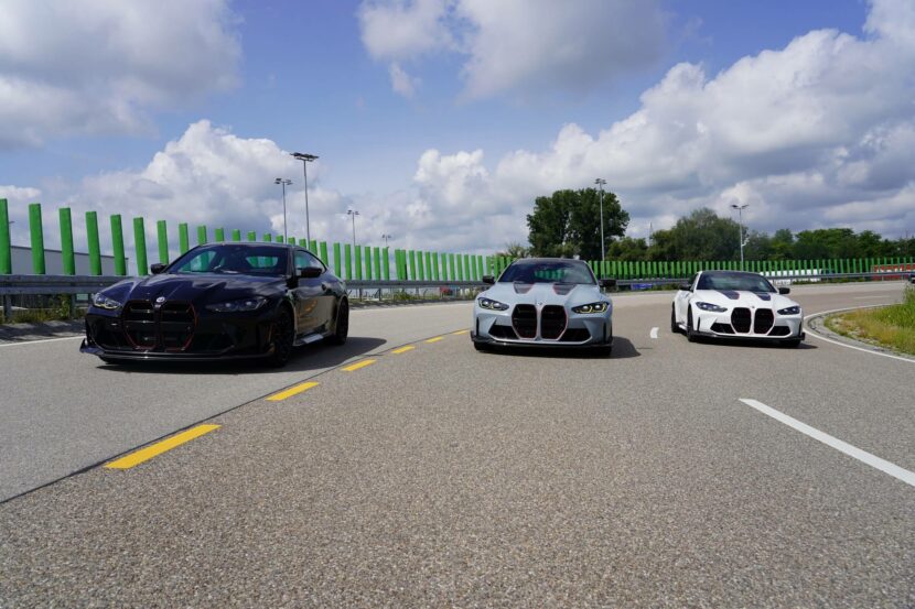 BMW M4 CSL Family Portrait Shows All Three Colors For The First Time
