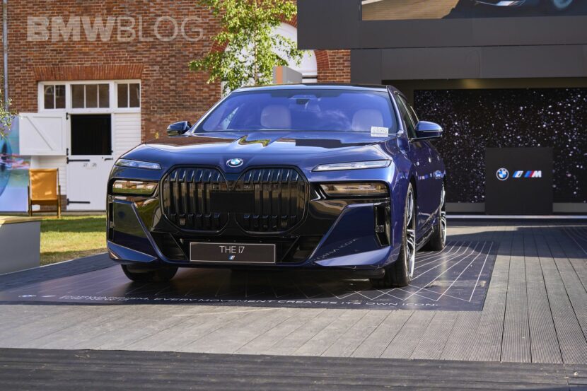 BMW i7 Tanzanite Blue Looks Like A Proper Flagship At Goodwood FoS