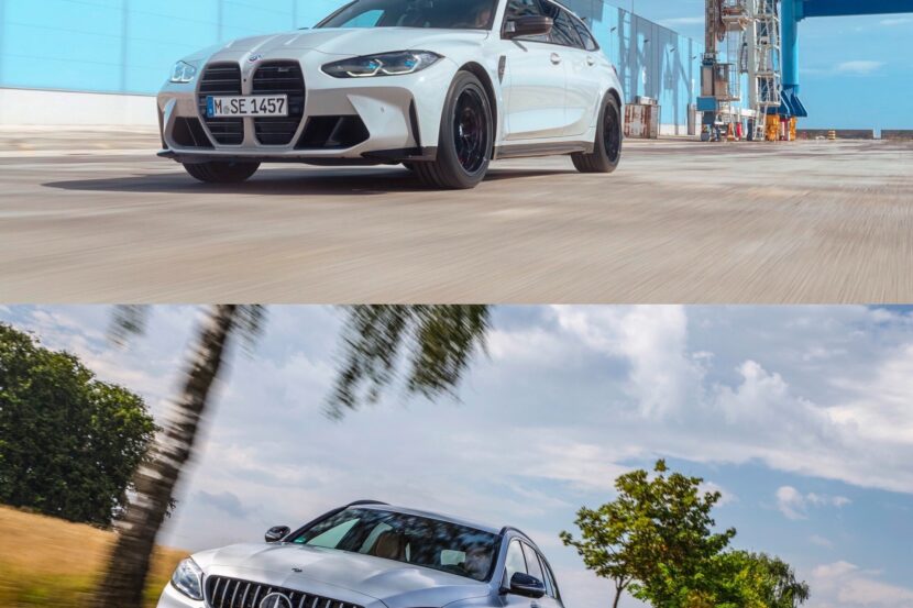 Photo Comparison: BMW M3 Touring vs Mercedes-AMG C63 Wagon