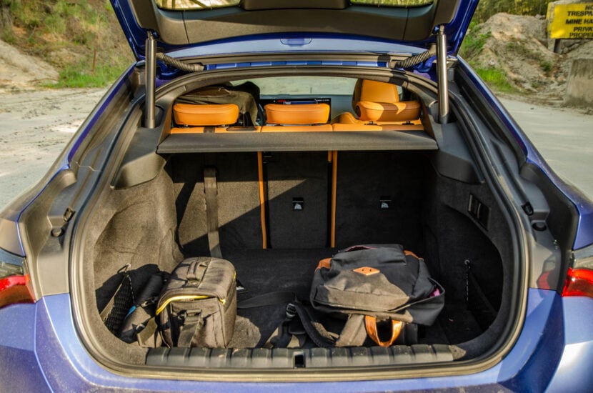 BMW i4 Interior Cargo Space