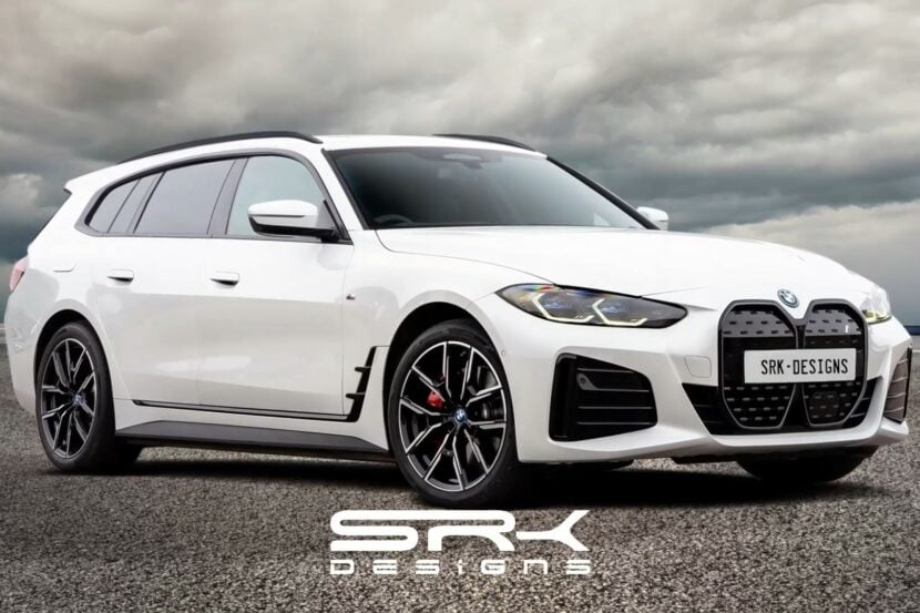 BMW i4 M50 Touring Rendering Imagines The Electric Family Car