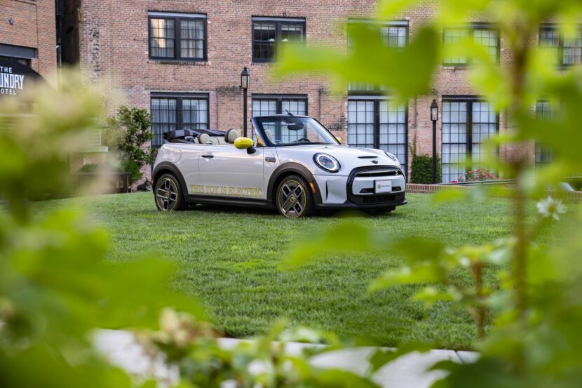 MINI Cooper SE Convertible world unveil in Asheville