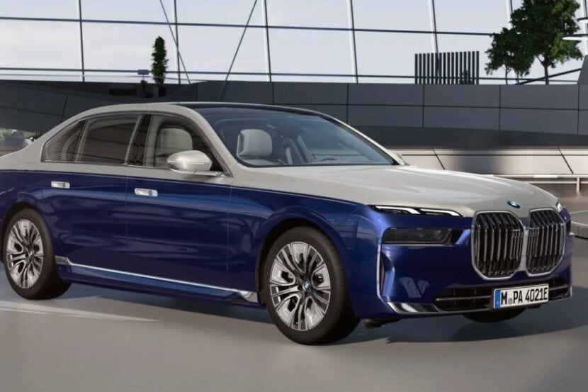 BMW Dealer Gives Video Tour Of 2023 i7 With Two-Tone Paint, Cashmere Interior