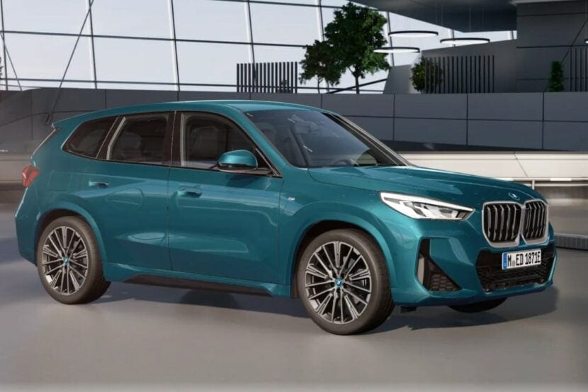 2023 BMW iX1 Reveals New Individual Blue Bay Lagoon Color