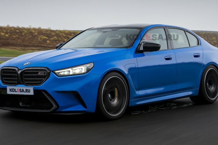 2024 BMW M5 Rendering Imagines The Super Sedan After Latest Spy Shots
