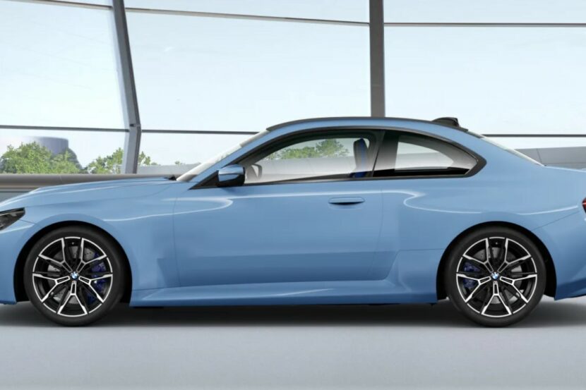2023 BMW M2 Zandvoort Blue Spotted With Two-Tone Wheels