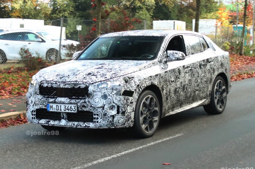 2024 BMW X2 Filmed In Munich Testing On A Rainy Day