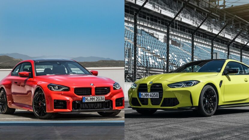 bmw-m2-vs-bmw-m4-weight BMW M2 Coupe side by side with M4 Coupe