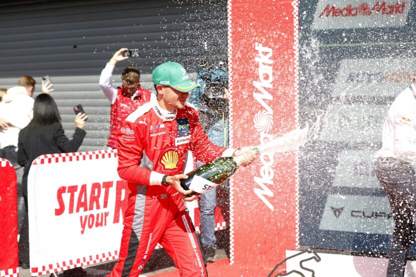 Sheldon van der Linde in the BMW M4 GT3 Wins DTM Title