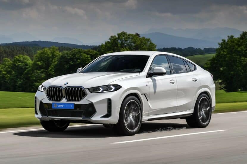 2023 BMW X6 Facelift Speculatively Rendered Based On Spy Shots
