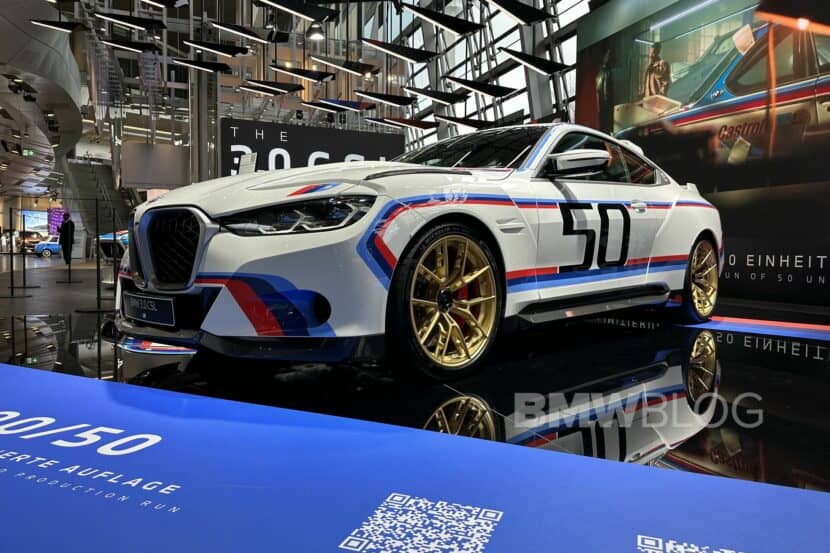 2023 BMW 3.0 CSL Marks 50 Years Of M At BMW Welt In Retro Fashion