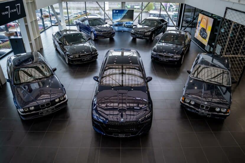 BMW 7 Series Family Portrait Has All Seven Generations Under The Same Roof