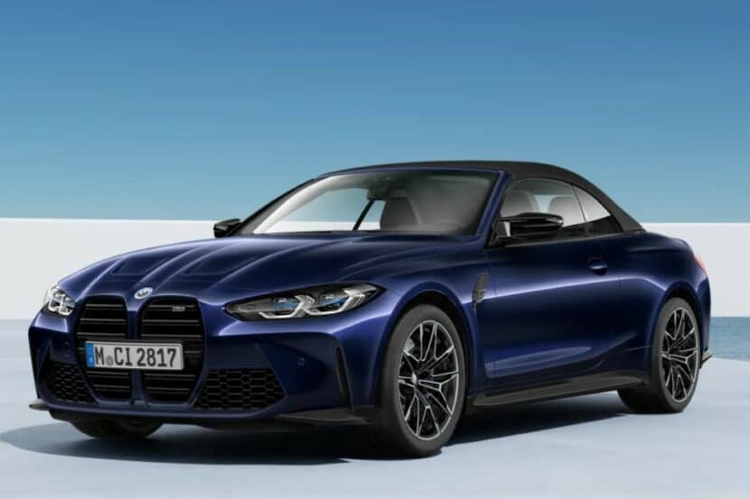BMW M4 Competition Convertible xDrive Displayed At BMW Welt With Individual Paint