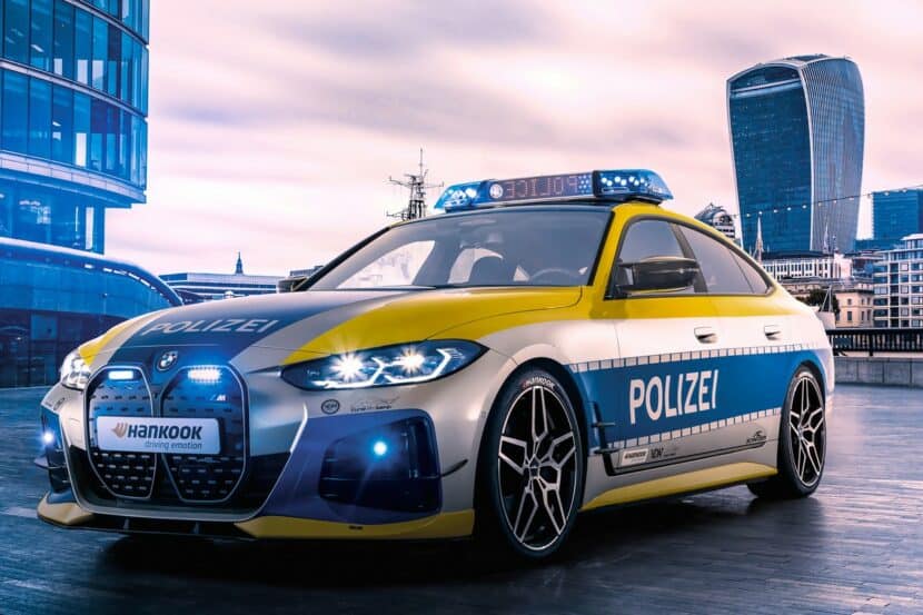 AC Schnitzer’s BMW i4 M50 Police Car Showcased At BMW Welt