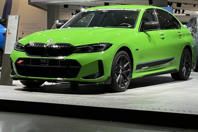 2023 BMW 330e Looks Vibrant in Verde Mantis With M Performance Parts