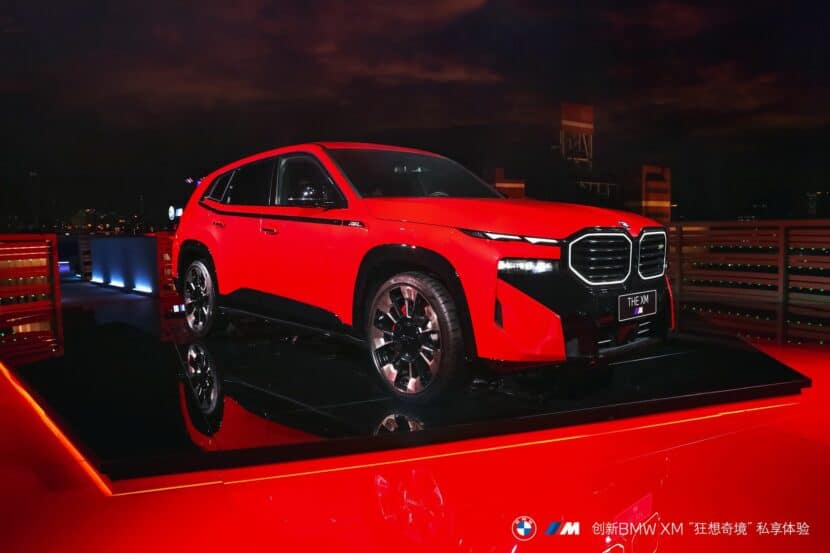 2023 BMW XM Unwrapping Video Shows The Super SUV In Toronto Red