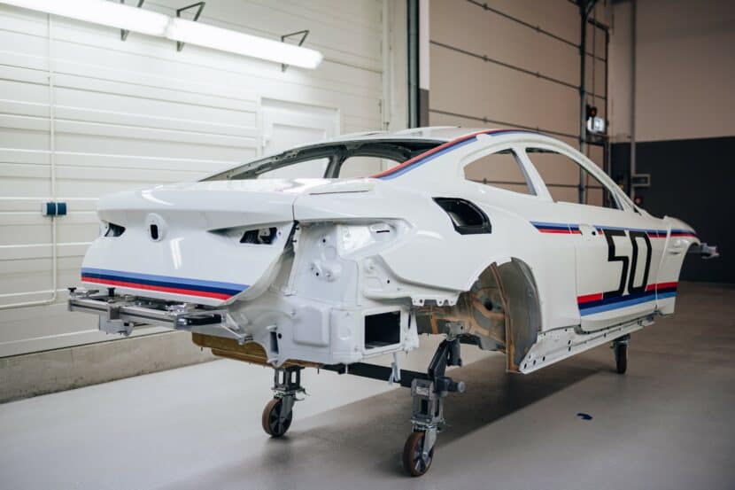 The Alpine White body of the 3.0 CSL