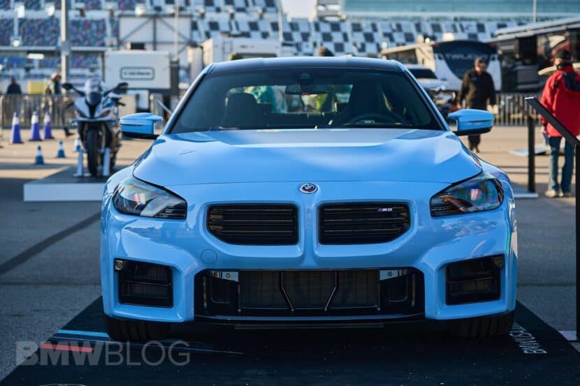 BMW M2 in Zandvoort Blue Displayed at Daytona 24