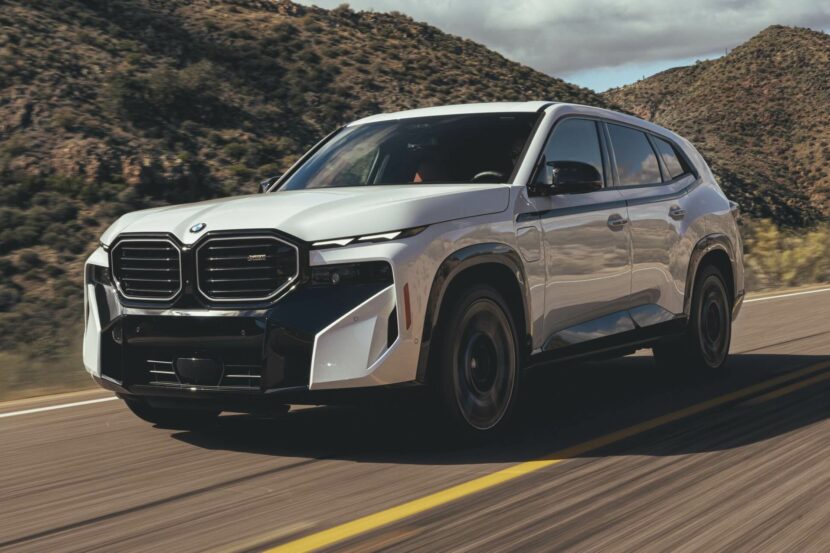 BMW XM Mineral White With Sakhir Orange Interior Shows Bold Spec