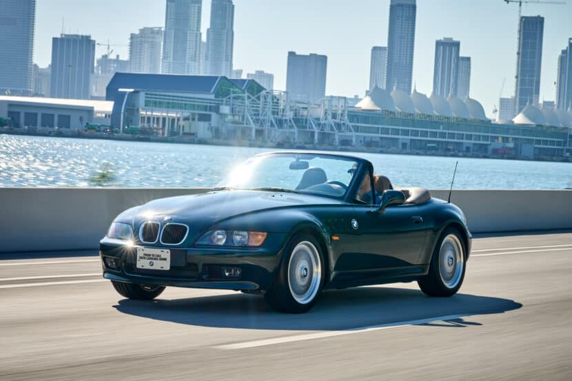 BMW Z3 driving in Miami