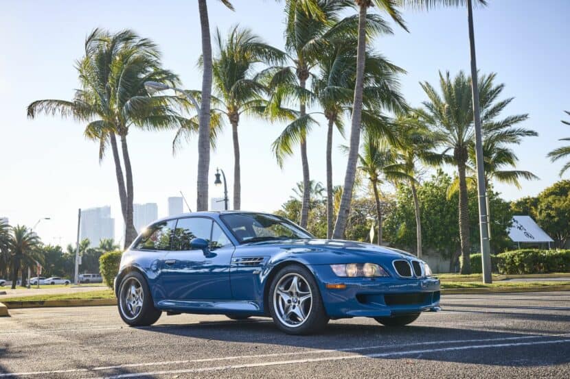 bmw-z3-m-coupe-laguna-seca-blue-04 BMW Z3 M Coupe three quarter front view