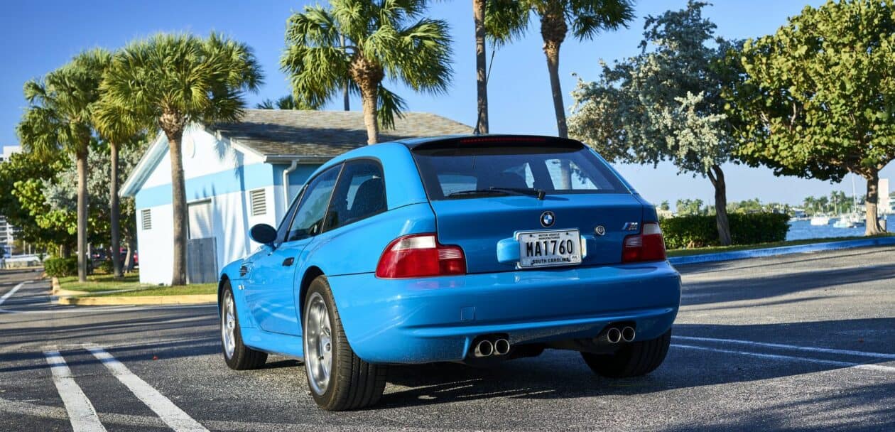 BMW M Coupe in Laguna Seca Blue
