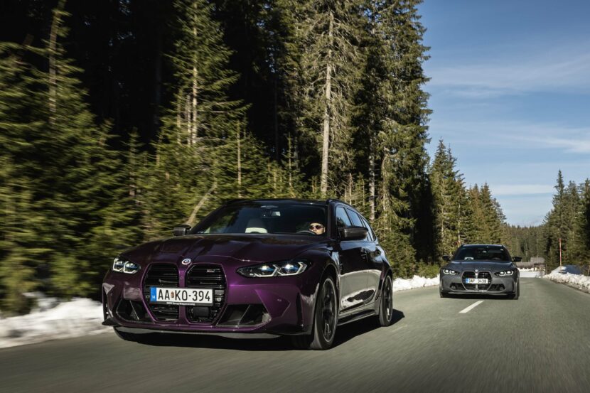 BMW M3 Touring In Thundernight Metallic Makes Stunning Photo Debut