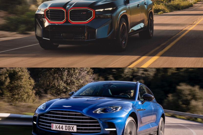 Photo Comparison: BMW XM Label Red vs Aston Martin DBX 707 to do
