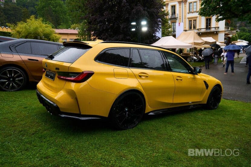 BMW M3 Touring Speed Yellow Is An Eye-Catching Super Wagon At Villa d’Este