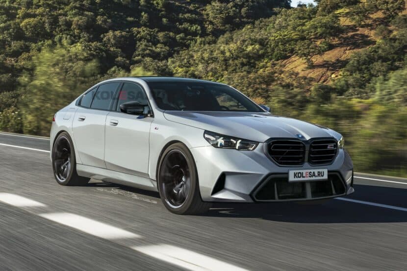 2025 BMW M5 Rendered Based On Latest Spy Shots Tries To Predict The Super Sedan