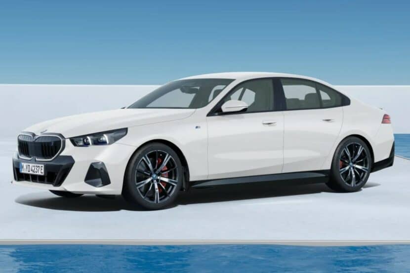 White BMW i5 eDrive40 Shows M Sport Package Pro: Video