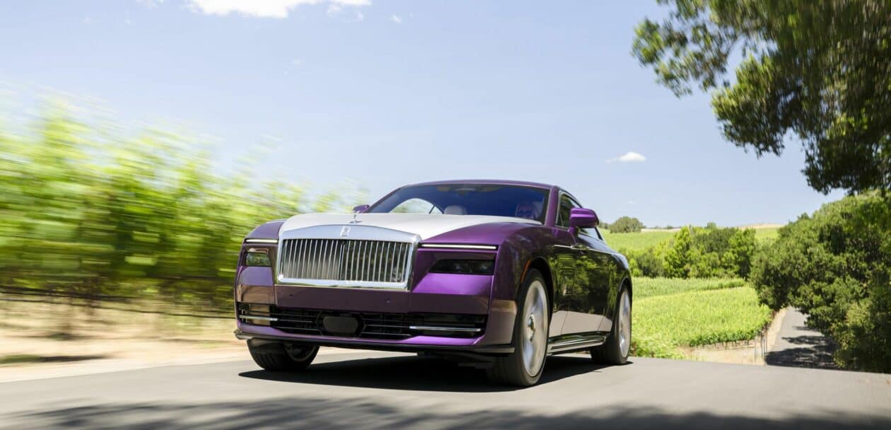 Rolls-Royce spectre test drive