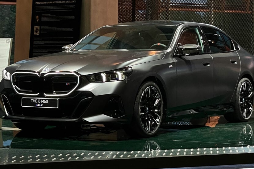 BMW i5 M60 Gets a Special Color: Frozen Deep Grey