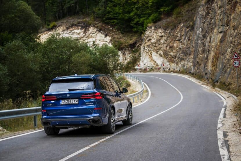 New X5 from the rear
