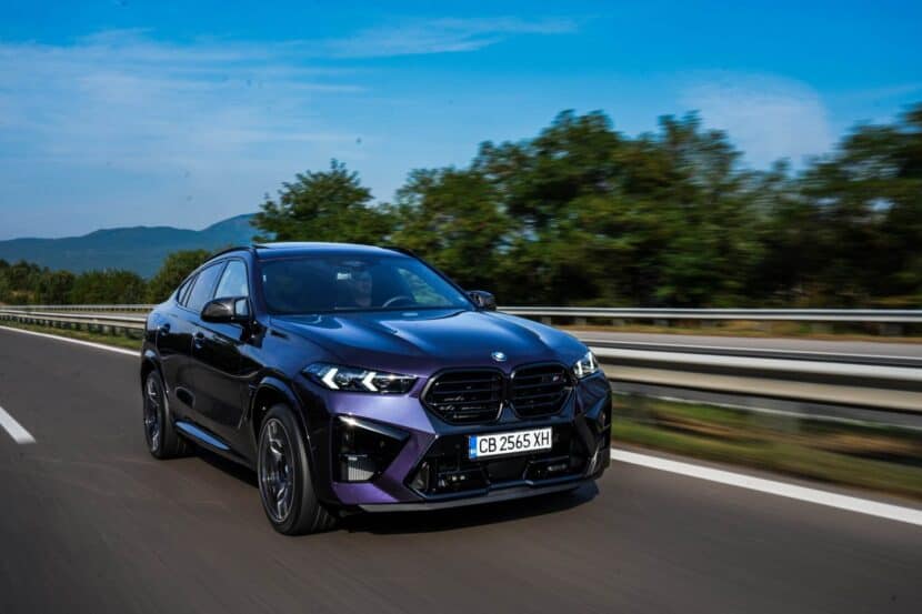 2024 BMW X6 M Competition in Techno Violet - front three-quarters