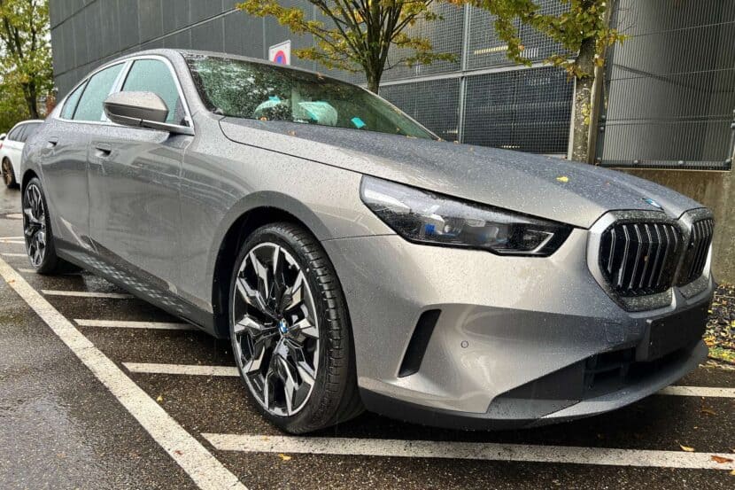 Basic 2024 BMW 5 Series Spotted On A Rainy Day