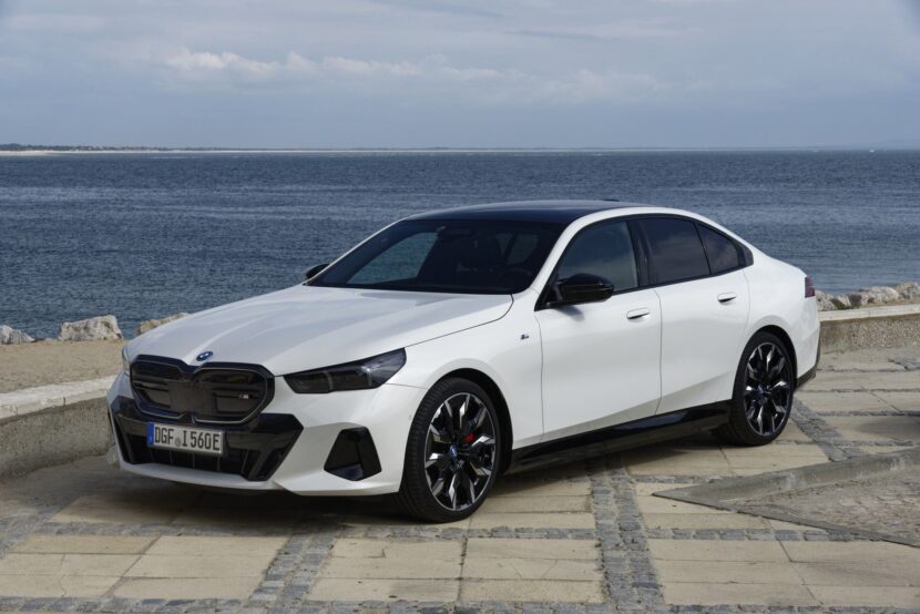 BMW i5 M60 side view