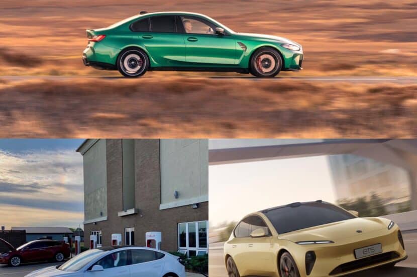BMW M3 vs. Tesla Model 3 vs. Nio ET5 – The Weirdest Drag Race