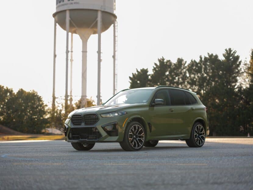 bmw-x5m-competition-urban-green-03 BMW X5 M Competition in Urban Green with shadowline trim
