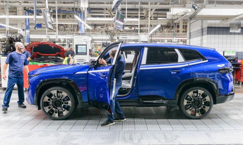 BMW XM G09 in assembly at Plant Spartanburg
