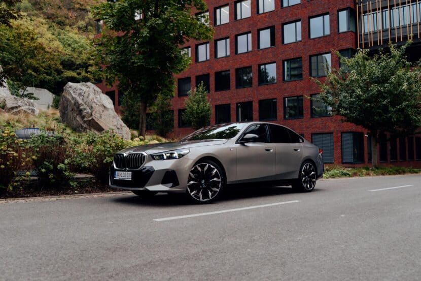2024 BMW 5 Series Shows Its Design in Oxide Grey