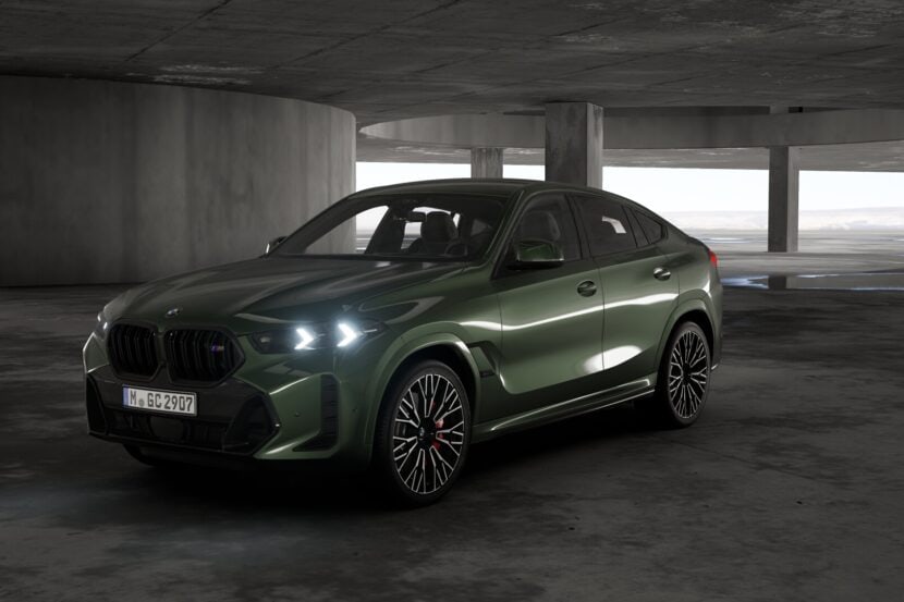 2024 BMW X6 M Flaunts Individual Aurora Diamond Green Paint