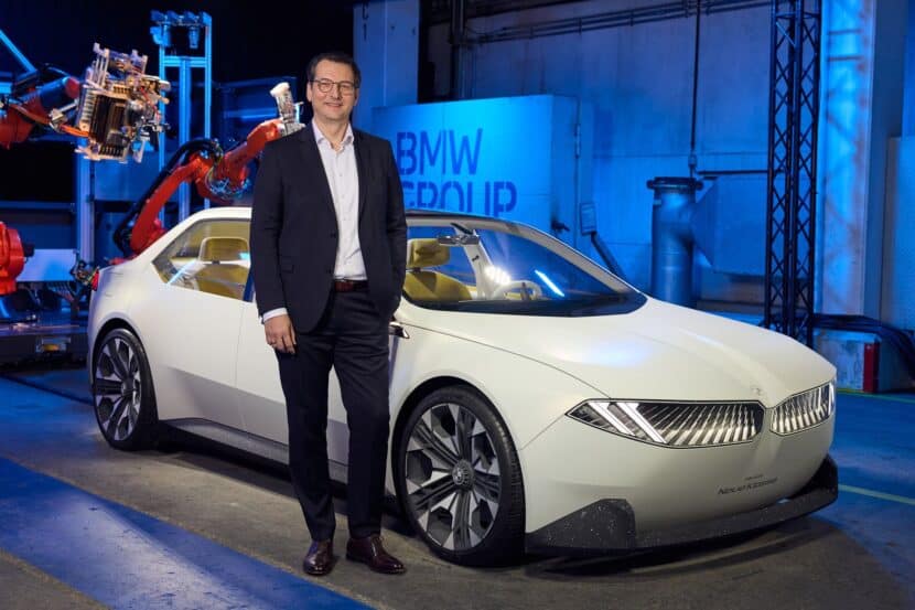 Milan Nedeljkovic with the BMW Vision Neue Klasse Concept