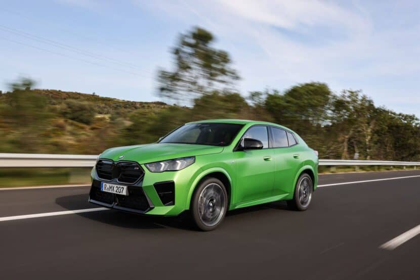 The new BMW X2 M35i on the road