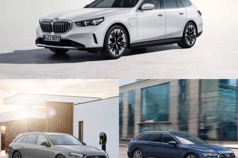 Photo Comparison: New BMW 5 Series Touring vs. Audi A6 Avant vs. Mercedes-Benz E-Class Estate