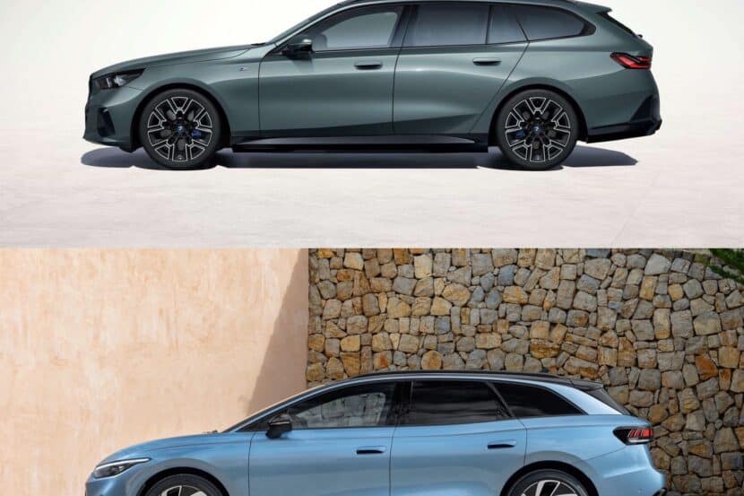 Photo Comparison: BMW i5 Touring vs. VW iD.7 Tourer