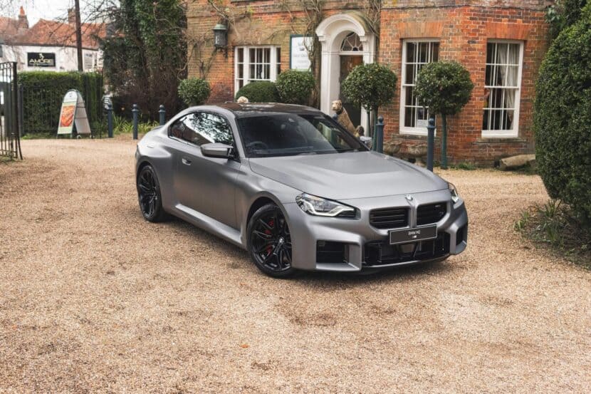 M2 G87 Frozen Pure Grey Shows Up At The BMW Welt